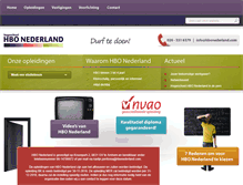 Tablet Screenshot of hbonederland.com